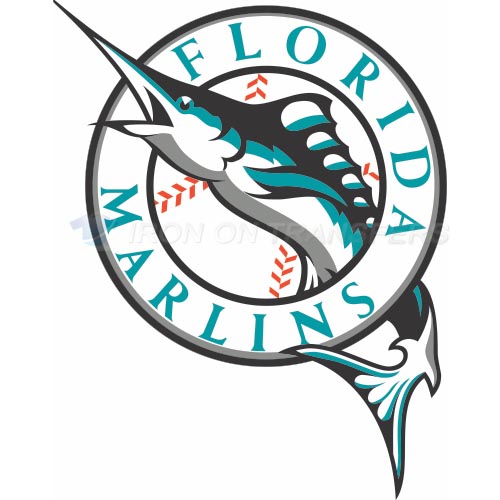 Miami Marlins Iron-on Stickers (Heat Transfers)NO.1684